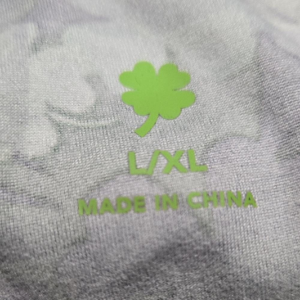 SP2 EUC Full Length Legging Sz L/XL Wide Band Pull-on Clovers Stretchy Soft - Picture 8 of 8